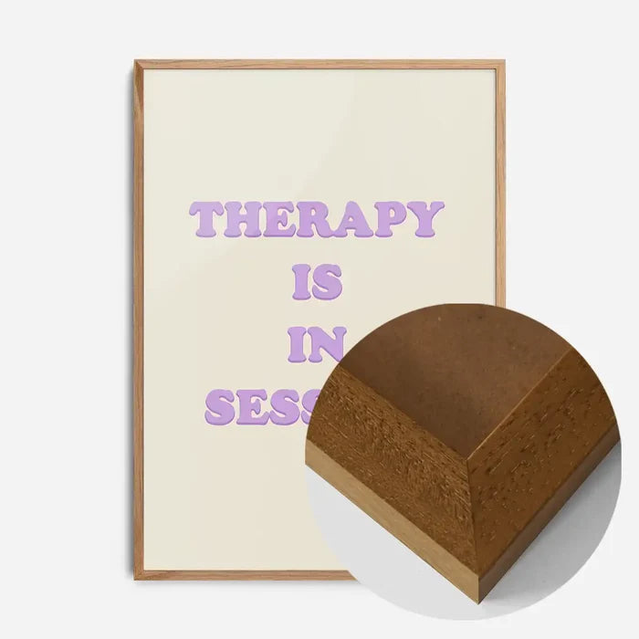 21x30cm | 8¼ x 11¾in / Oak Wood Frame