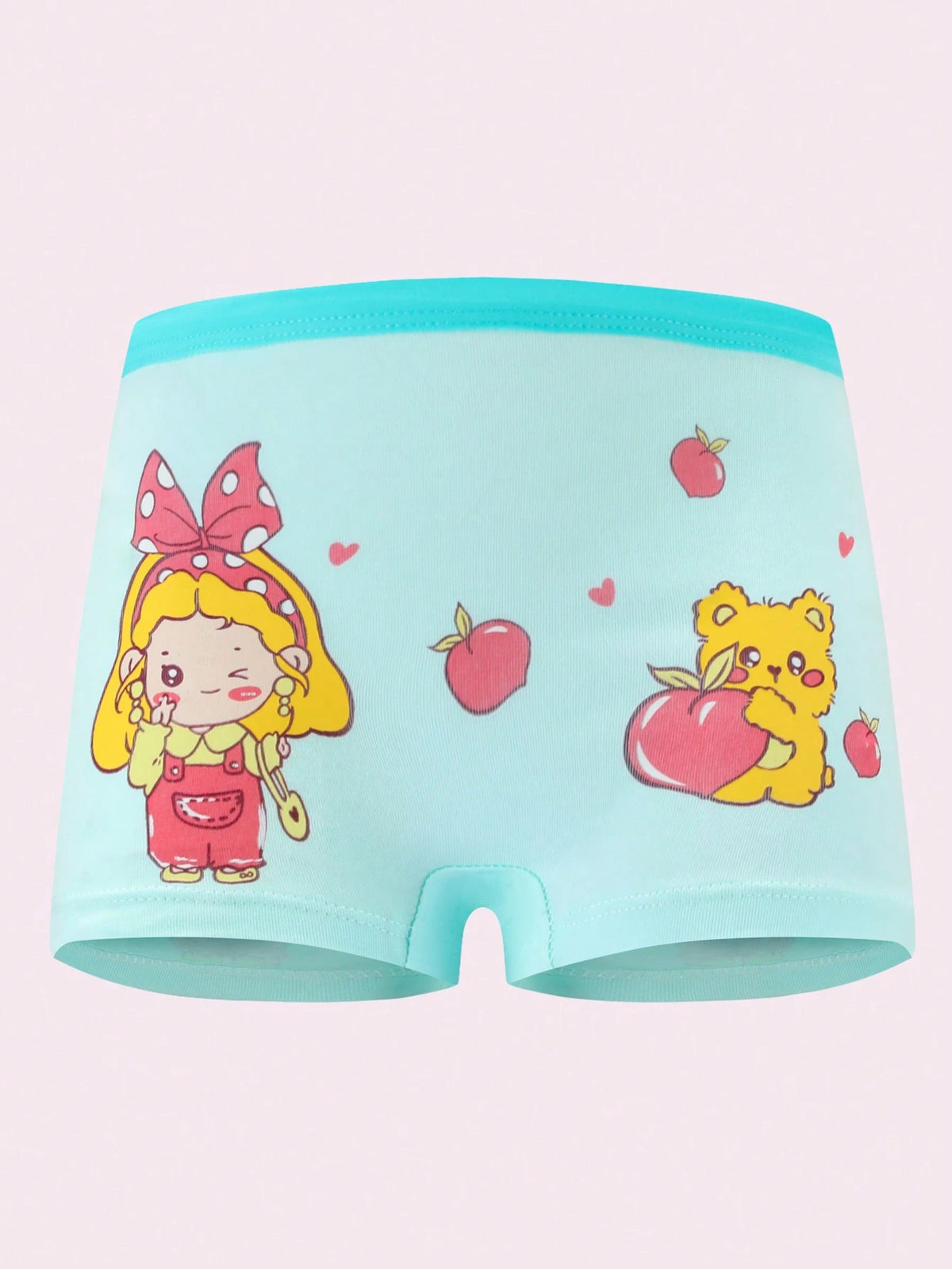 Young Girl 8pcs/Pack Soft & Comfortable Cute Pattern Briefs